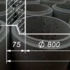 tub beton 800 mm