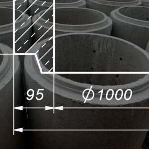 tub-beton-95 TUB DIN BETON - 95 MM / D: 1000 MM